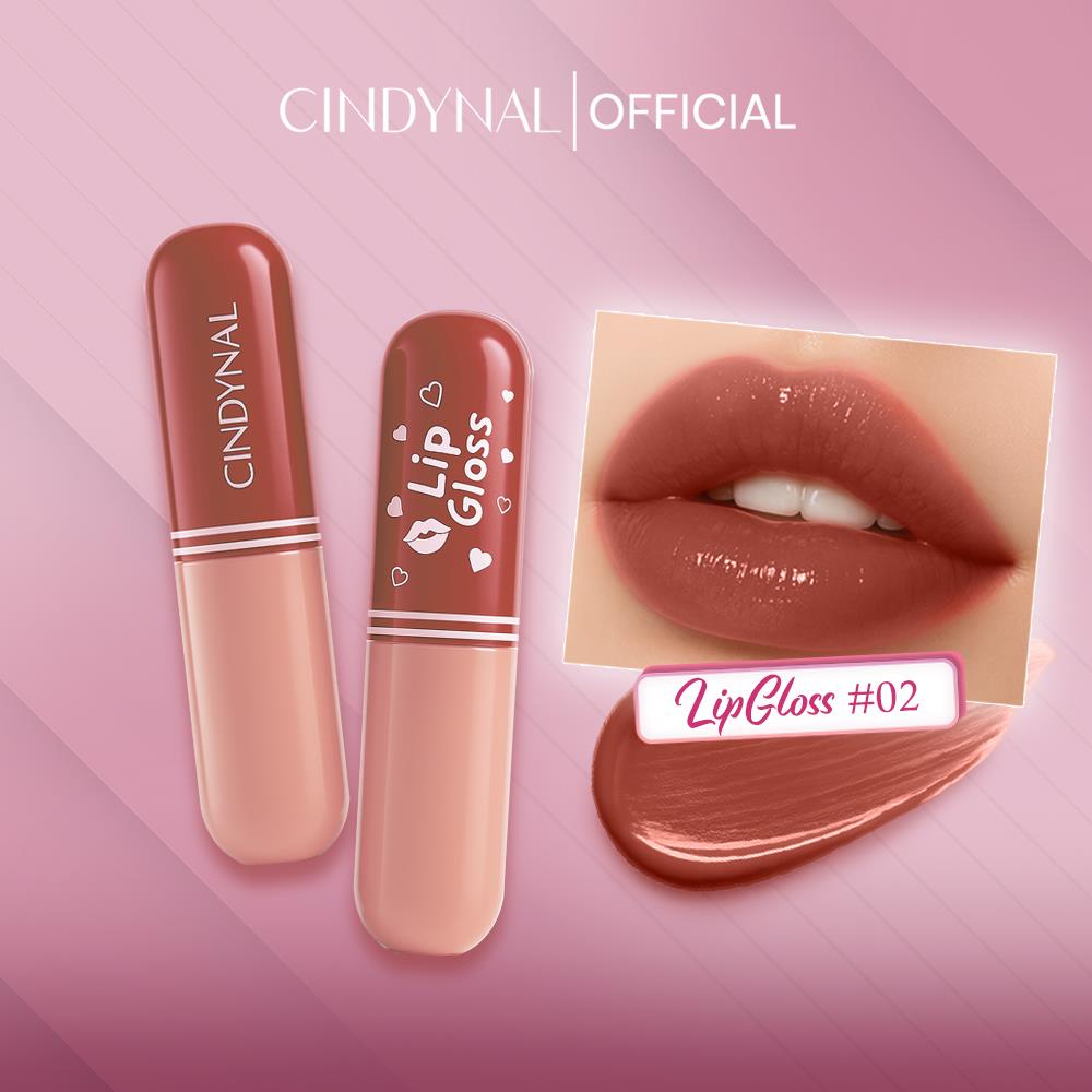 Cindynal Lipstick Velvet Matte Transferproof - Lip Gloss Capsule Lip Long Lasting Cepat Kering 10 Warna