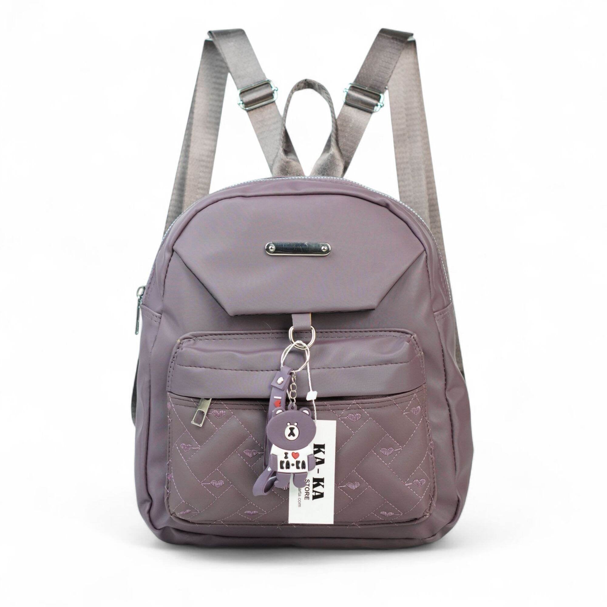 Tas Ransel Wanita Model Terbaru Bahan Nilon Waterproof Anti Air Elegan Fashion untuk Gaya Modern Anda Backpack Sekolah
