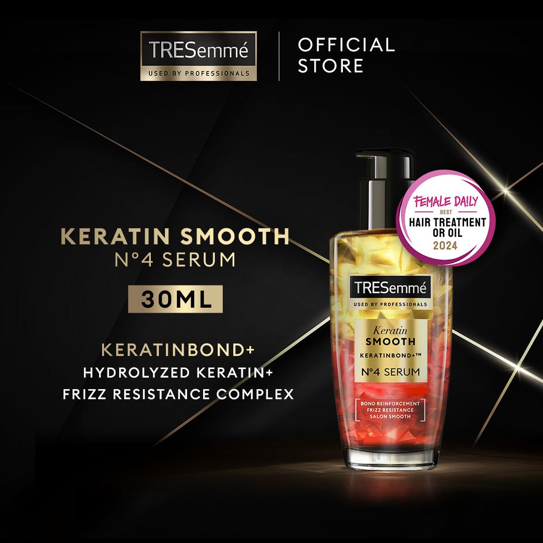 Tresemme Keratin Smooth Bond Building Hair Serum 30ml - Hair Oil Perawatan Rambut Lembut Ala Salon Mini Travel Pack