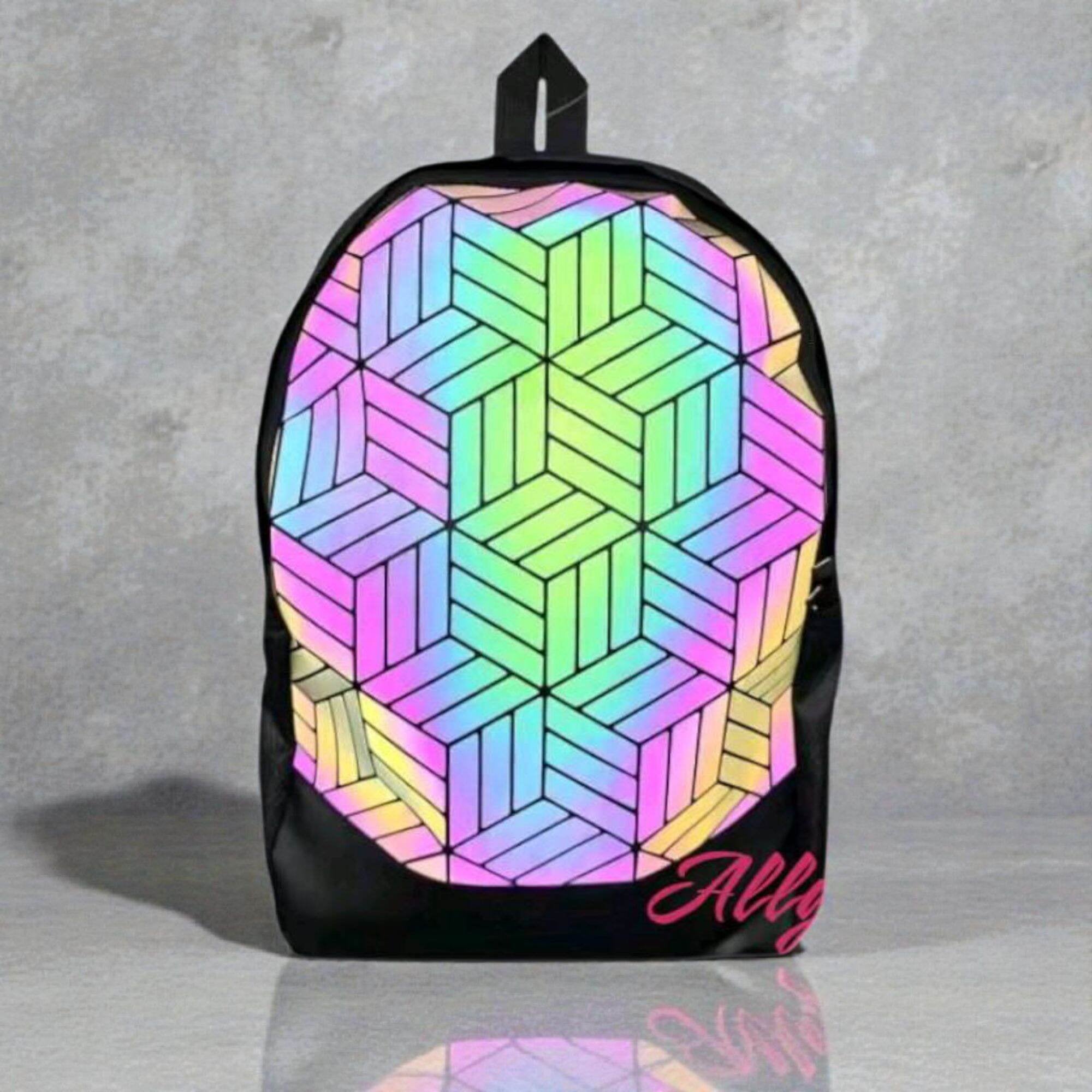 ADDS- Tas Ransel Nyala Reflektif Logo Daun / Tas Nyala SD SMP SMA Anak
