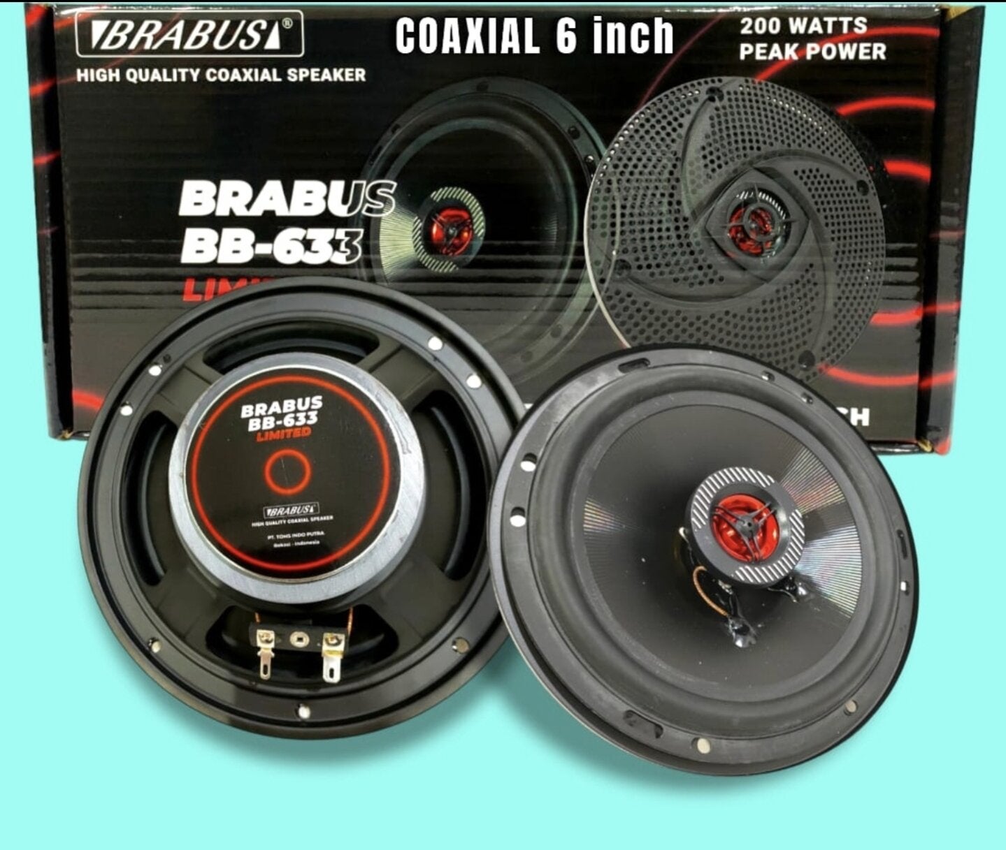 Speaker Audio 6" Brabus New Sepasang