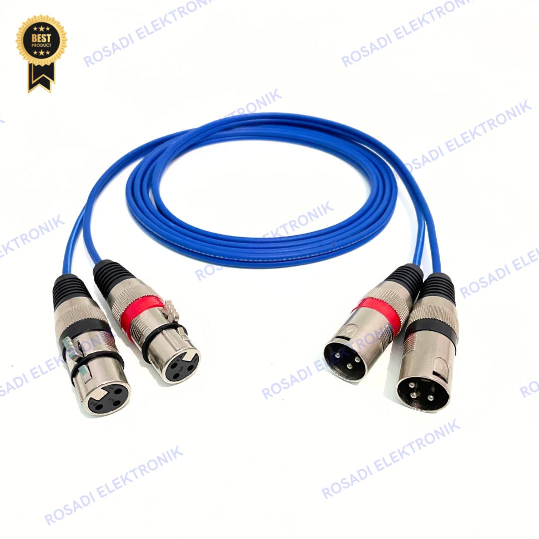 kabel mixer xlr male to xlr female kabel ampli