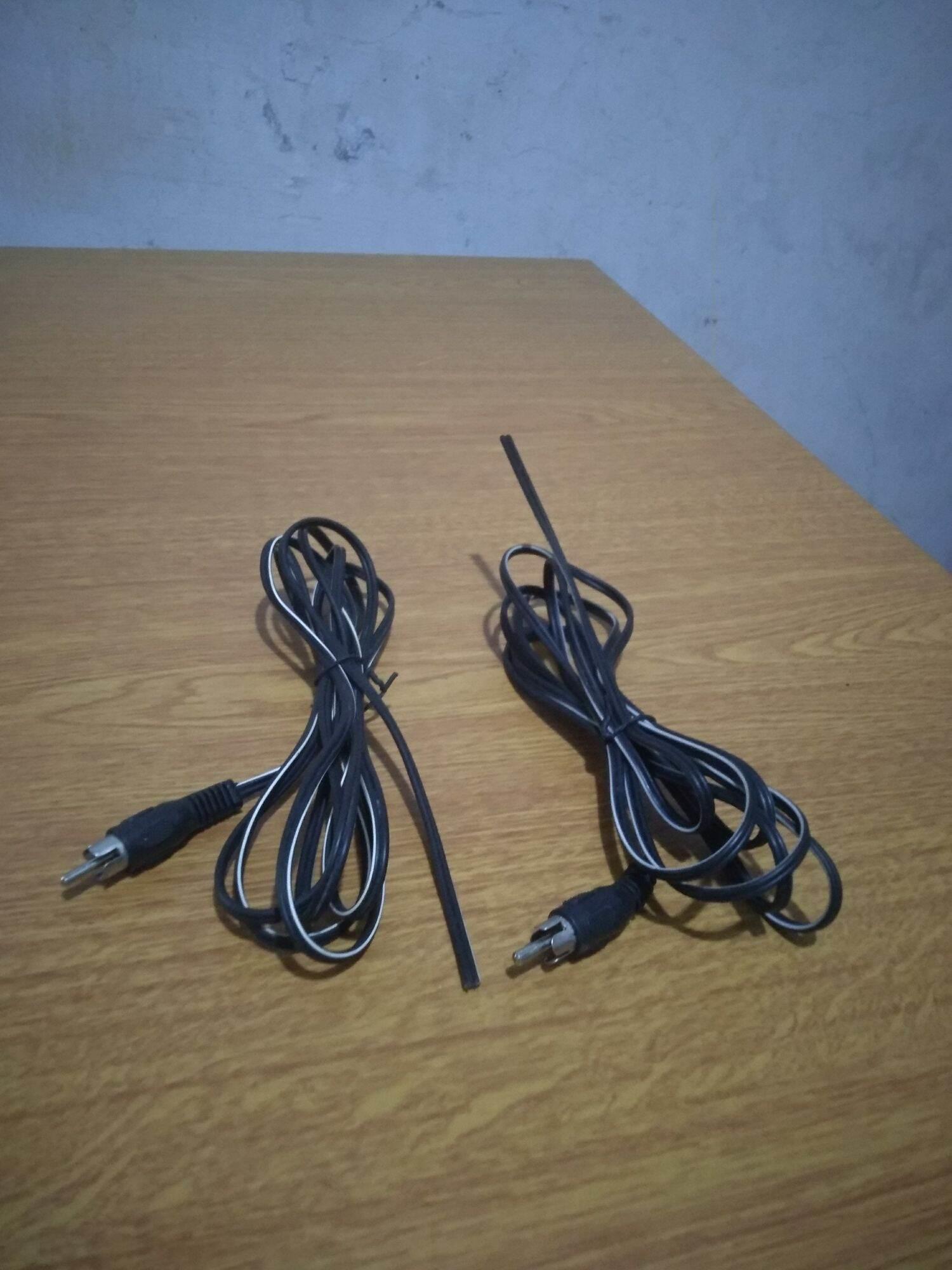 kabel rca buntung sepasang untuk speaker aktif atau pasif dan amplifier