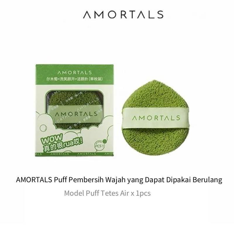 3PCS Facial Puff Sponge Spons Pembersih Wajah Multifungsi Busa Melimpah Penghapus Makeup & Cleansing Aman untuk Kulit Sensitif