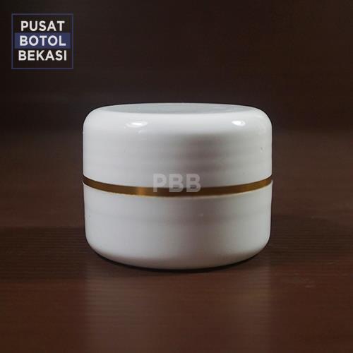 Pot cream 125 gram putih - bahan pp ( isi 50pcs )