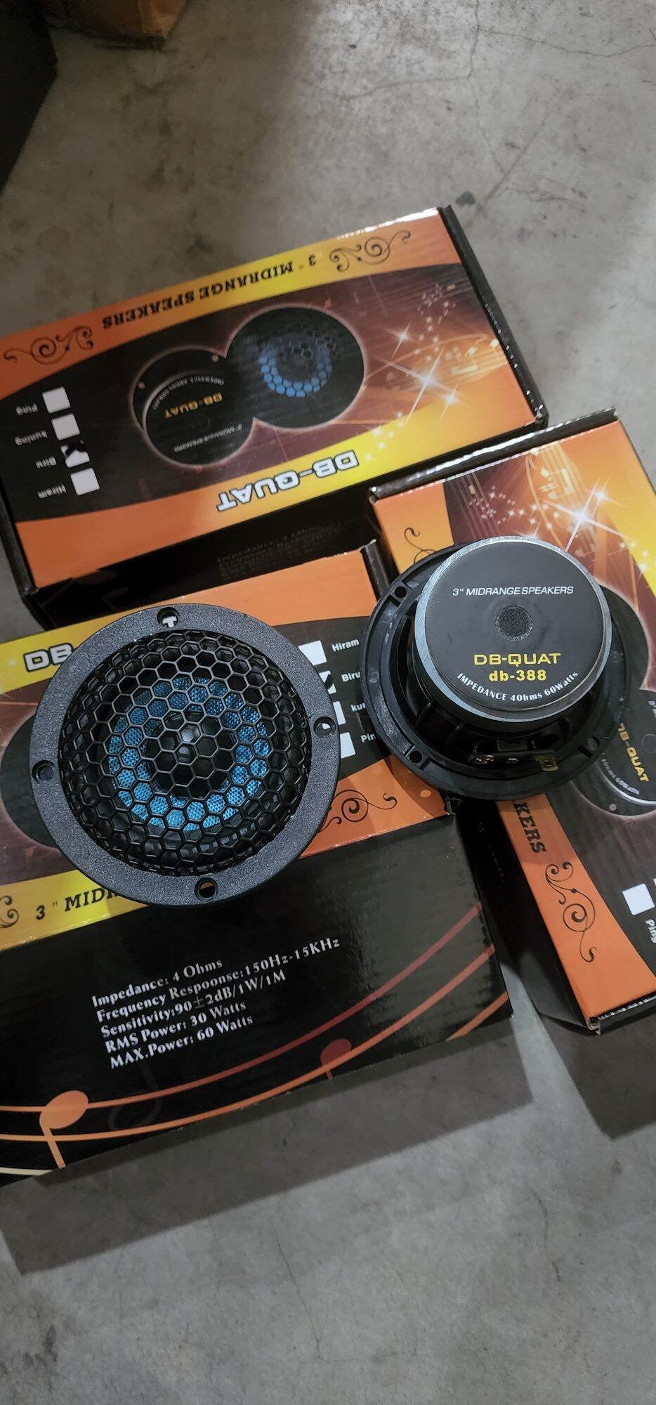 Midrange 3inch DBquart Sepasang