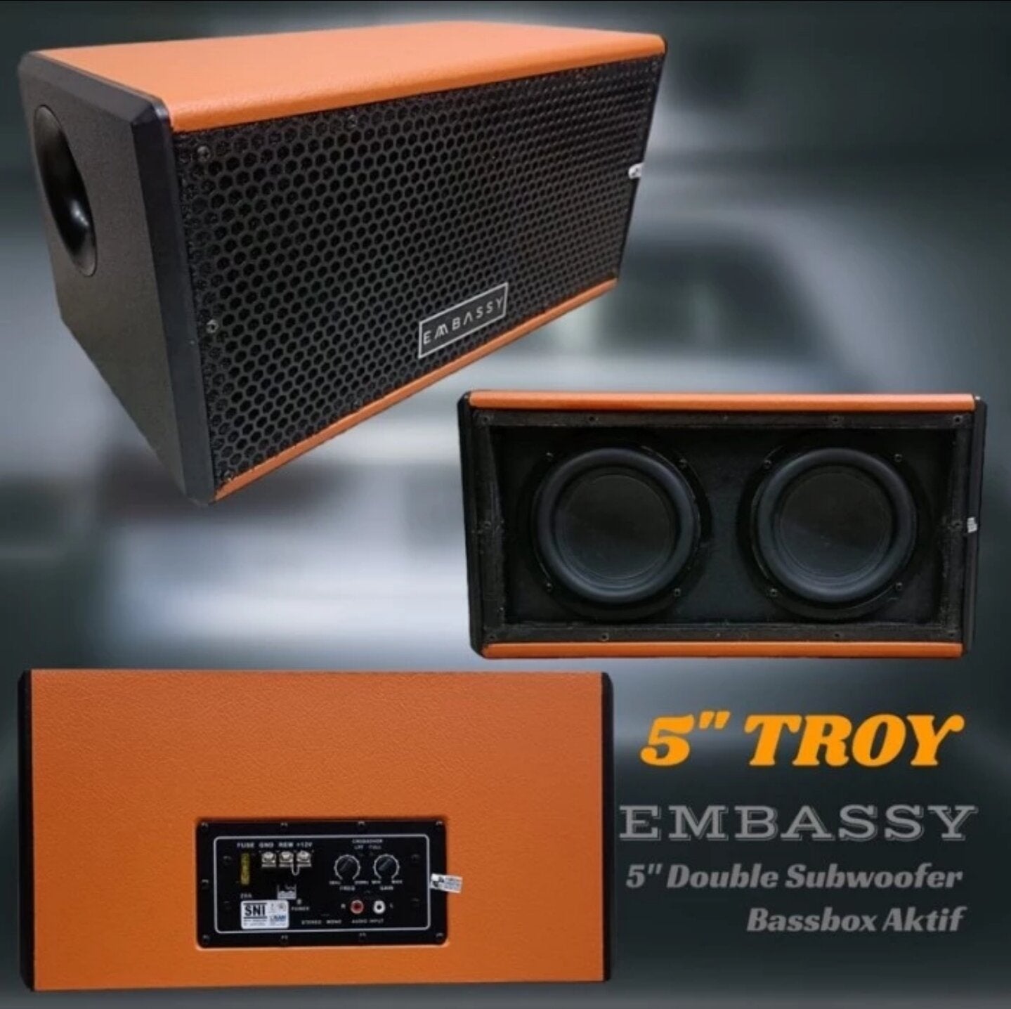 Subwoofer Aktif 5" Embassy Troy
