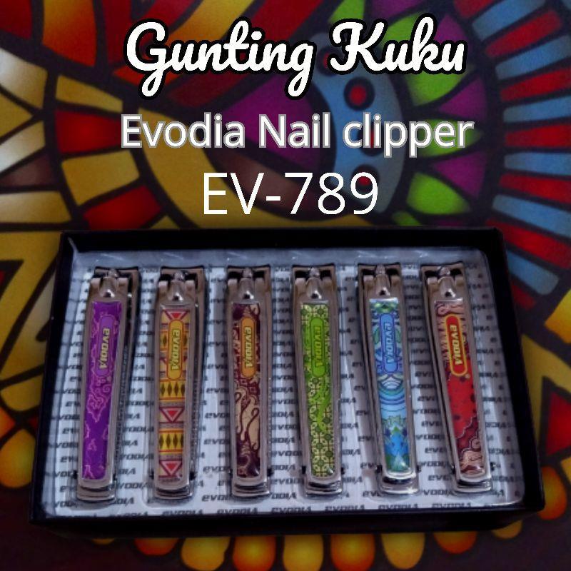 (1 lusin) Gunting Kuku JUMBO BESAR Stainless Steel / Gunting Kuku 777 Esco / Motif Batik Batik / Mini Manicure Pedicure / Keep Blessing