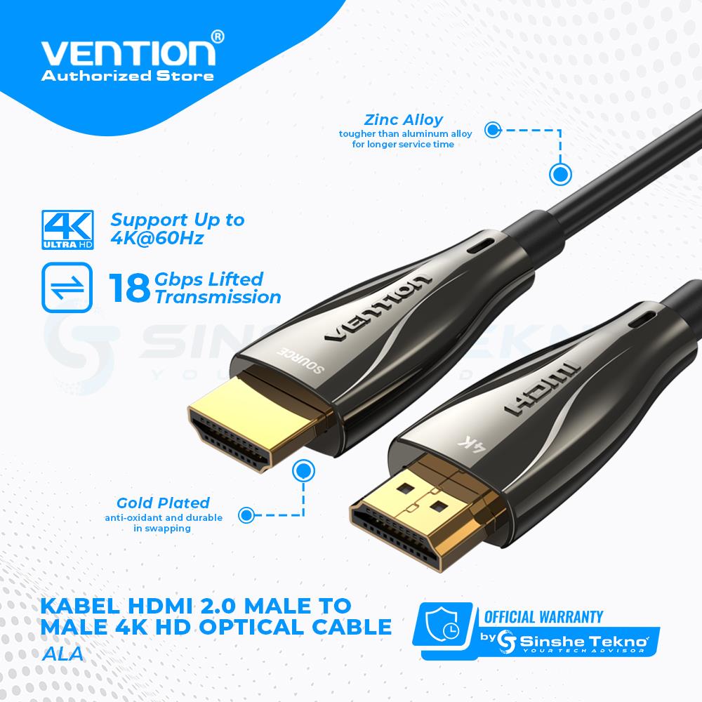 Vention Kabel HDMI Optical High Speed Active Premium 1.5M 3M 5M 10M 15M 20M 30M 40M 50M 60M 80M 100M