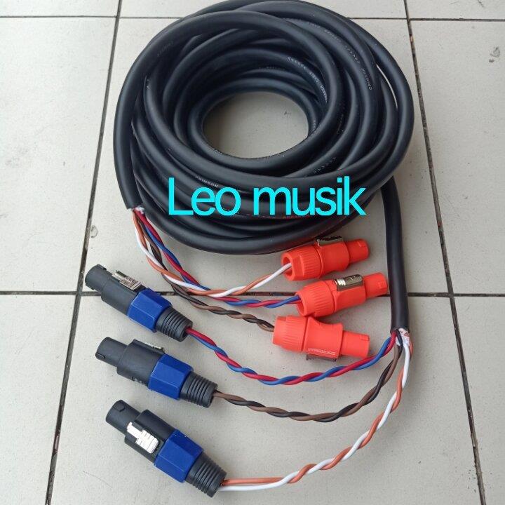 KABEL SPEAKER CRIMSON 6x25 SERABUT TEMBAGA PANJANG 10 METER TERPASANG SPIKON