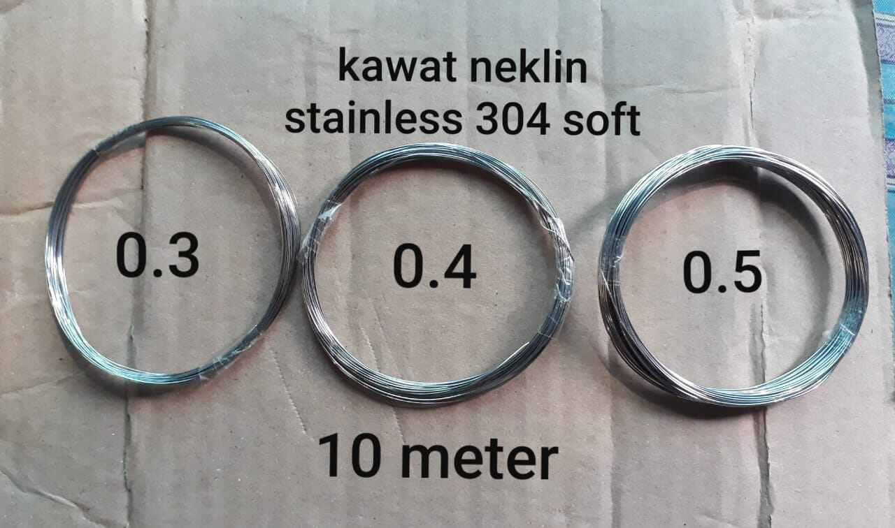 KAWAT NEKLIN STAINLESS 304 SOFT ( LUNAK )