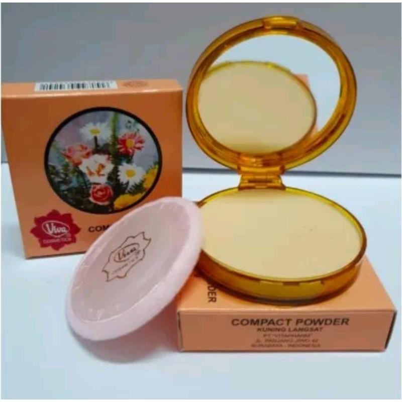 Bedak Viva Compact Powder 19 gr orange