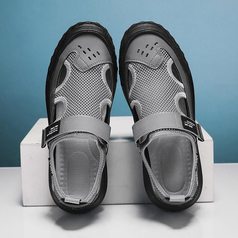 Enpor Sepatu Sandal Pria Slip On Sandal Travel Outdoor Hiking Anti Slip Sendal Cowok Keren 2025 MT108