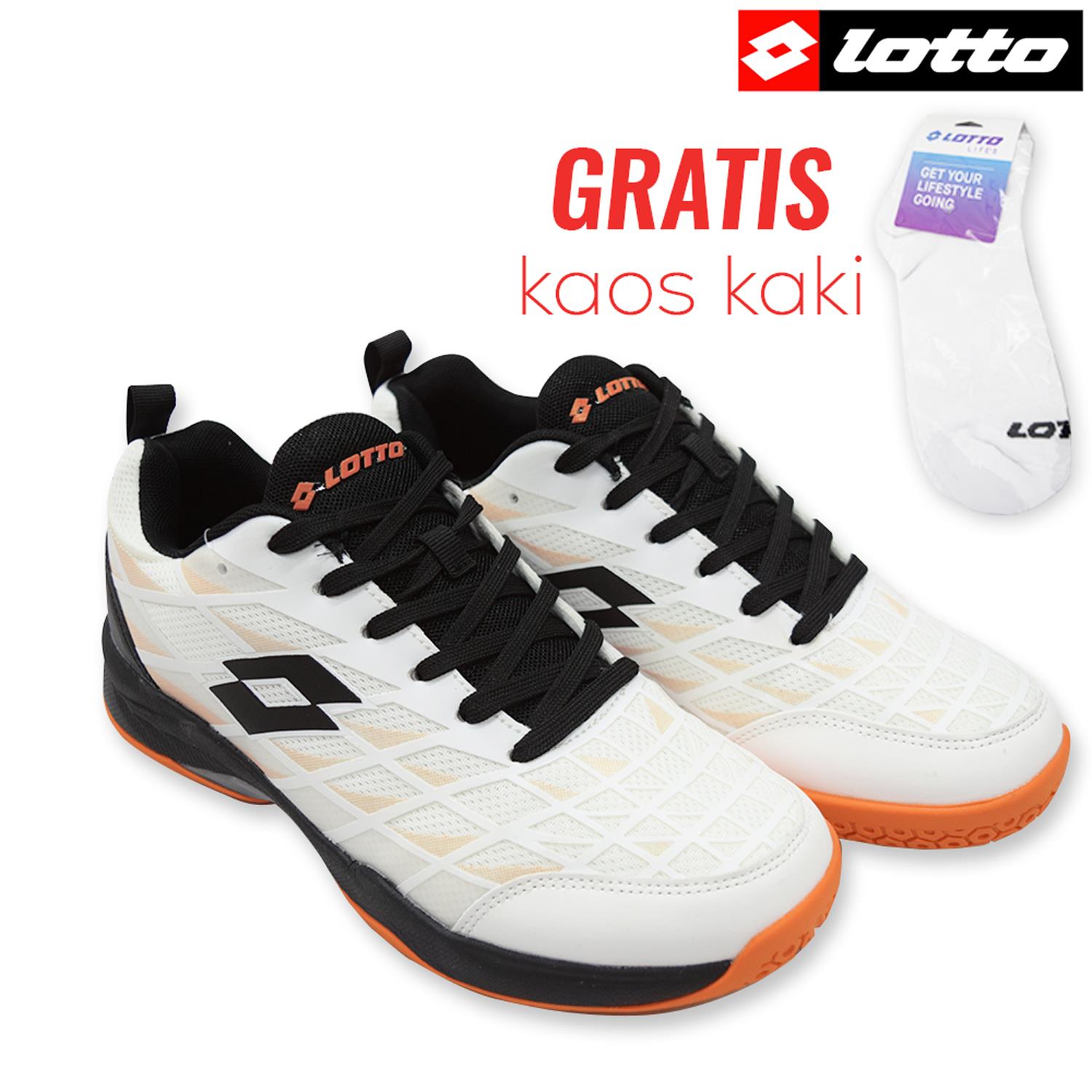 Sepatu Badminton Lotto Colin Whit