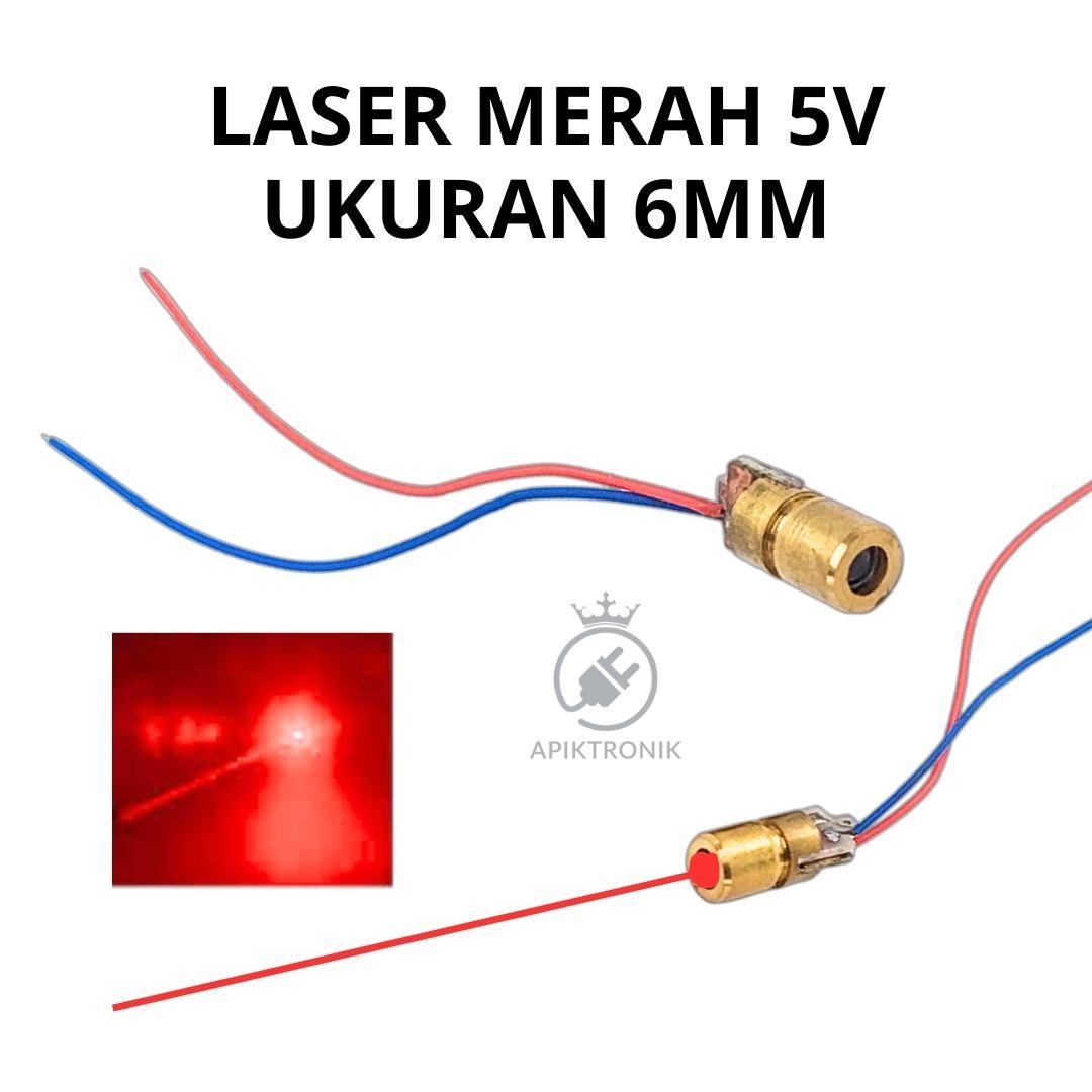Laser Merah 5V Ukuran 6mm – Modul Laser Titik