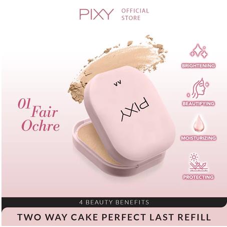 PIXY UV Whitening Two Way Cake Refill TWC Perfect Last 4 Beauty Benefits