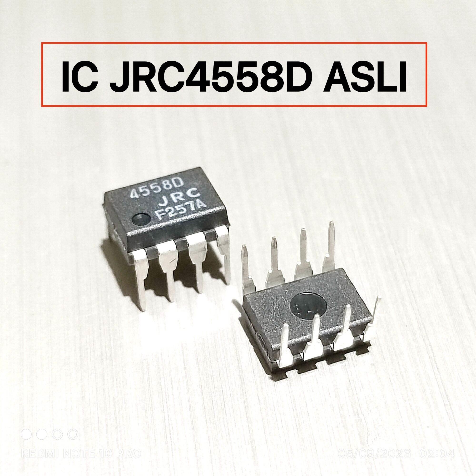 (QTY 2 BUAH) IC JRC4558D JRC 4558D JRC 4558 D ASLI NO 1