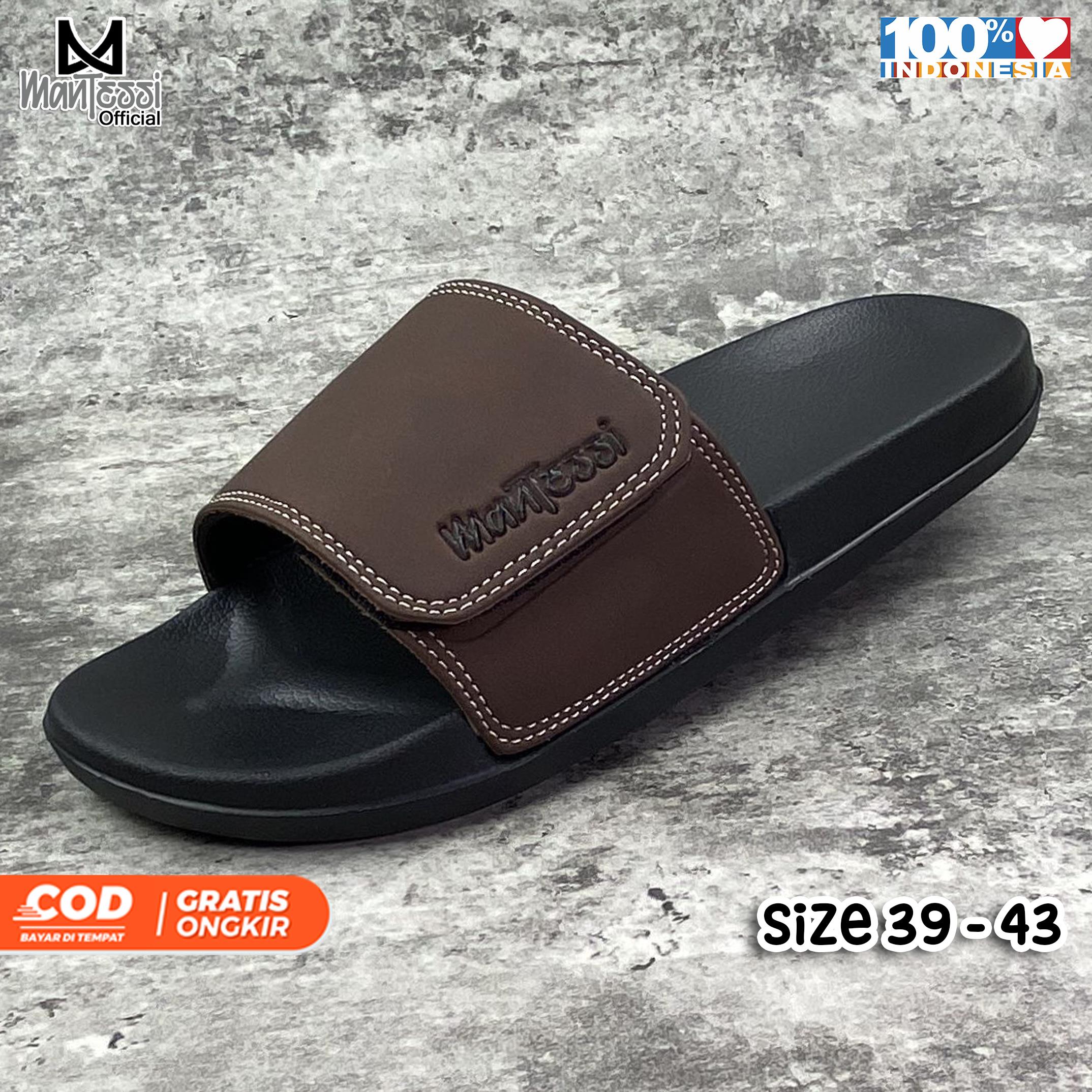 Mletre Sandal Slop Pria Slip On Slide sandal selop pria