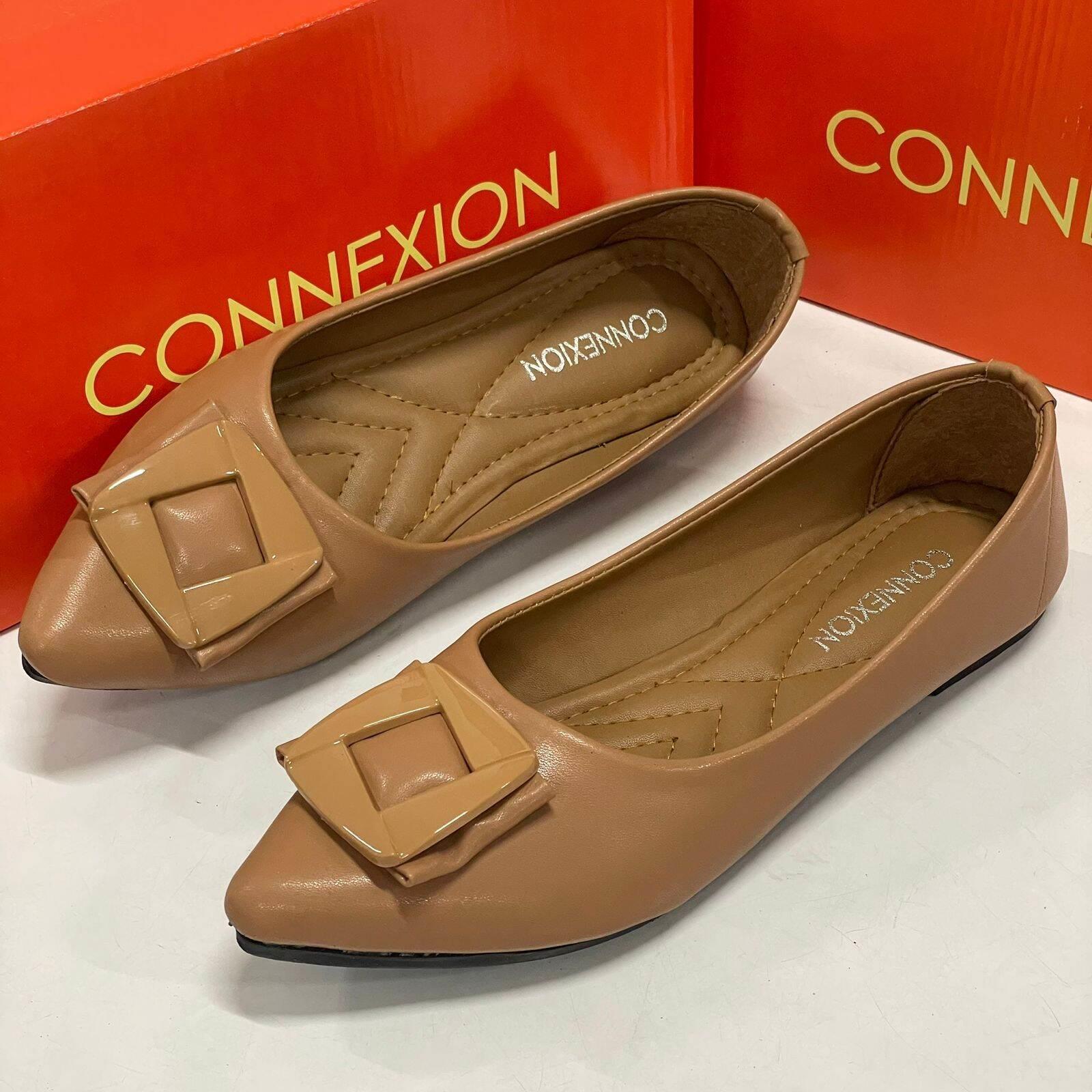 Sepatu Flat Wanita / Flatshoes Wanita Connexion Premium / Bakul sandal 45