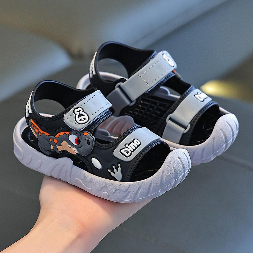 PROMO 10.10 IMPORT Okaybaby B456 Sepatu Sendal Gunung DINO Anak Laki-laki Sport Sandal Anak Cowok Anti Licin Anti Slip Bahan Karet Casual Umur 1-7 Tahun Terbaru