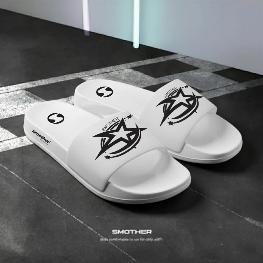 Sandal Slop Cowok Fashionable / Slip On Harian Nyaman Dipakai / Distro Style (SMOTHER)