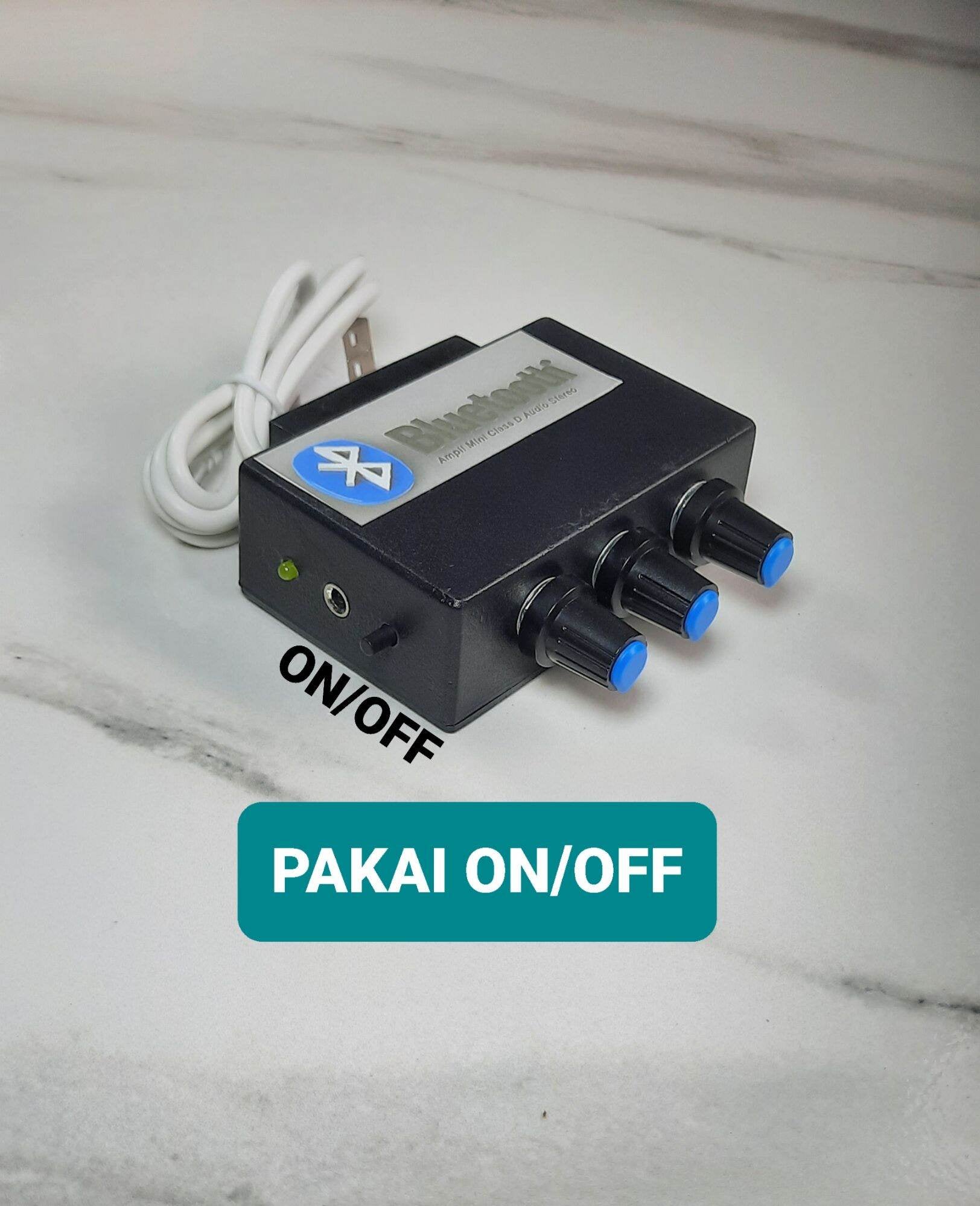 Ampli Mini/Amplifier Mini bluetooth 5V Extra TONE CONTROL(BONUS KABEL AUX)