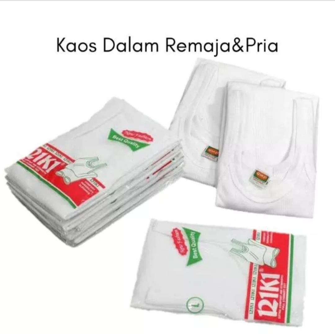 SR PAKET 12 PCS (1 lusin) Kaos Dalam Pria Singlet Pria Laki-laki Kaos Kutang Pria