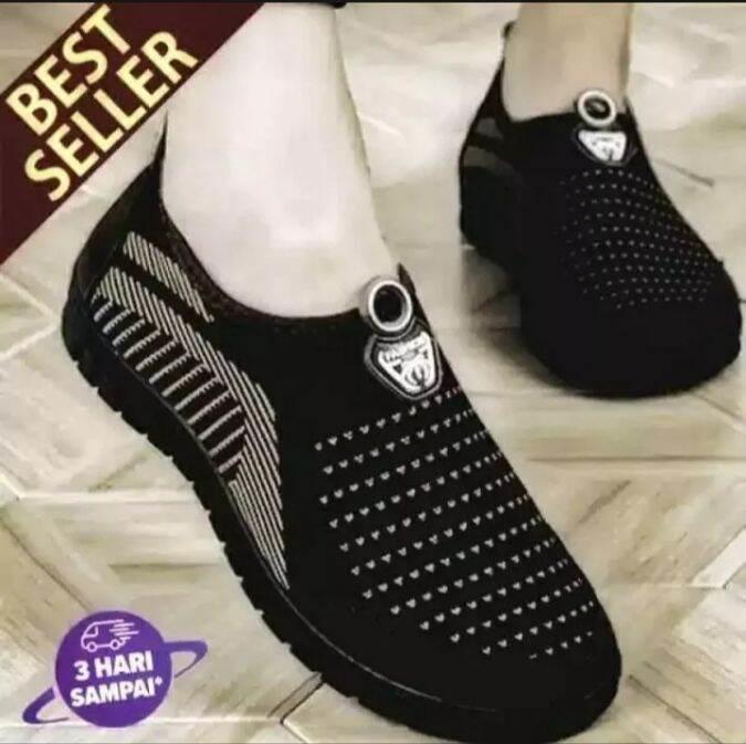 Sepatu Balet Sablon Wanita Kekinian Terbaru🔥