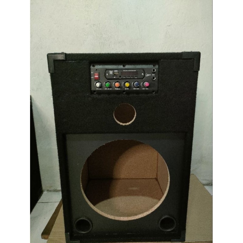 BOX SPEAKER 12 INCH DAN TWITEER DAN TEMPAT AMPLI FILTER / Mesinpower
