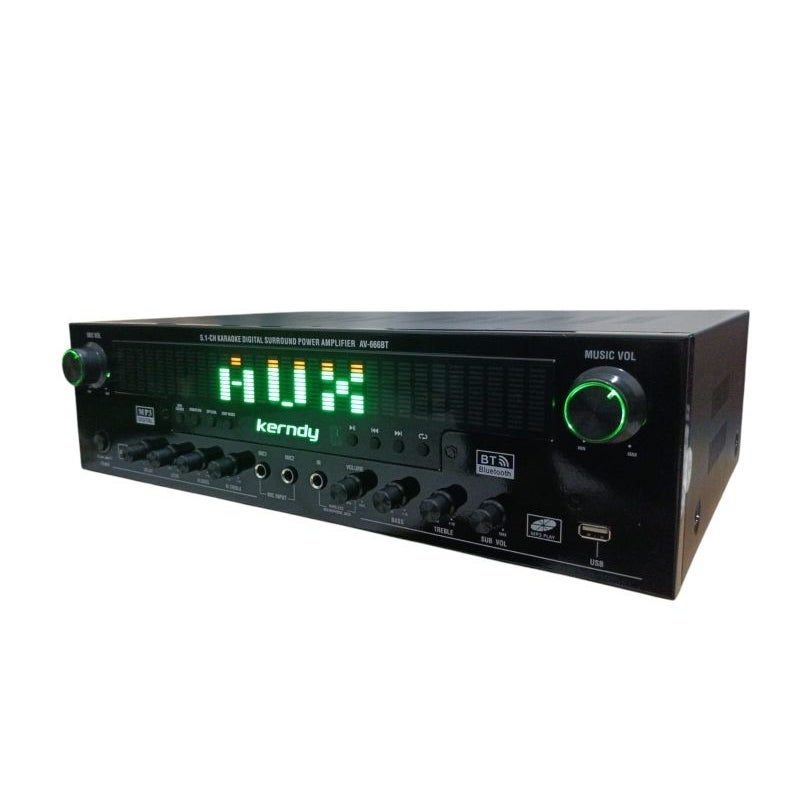 Amplifier AV666BT BluetoothStereo AudioChannel 5.1 AV-666BT Karaok HomeTheater