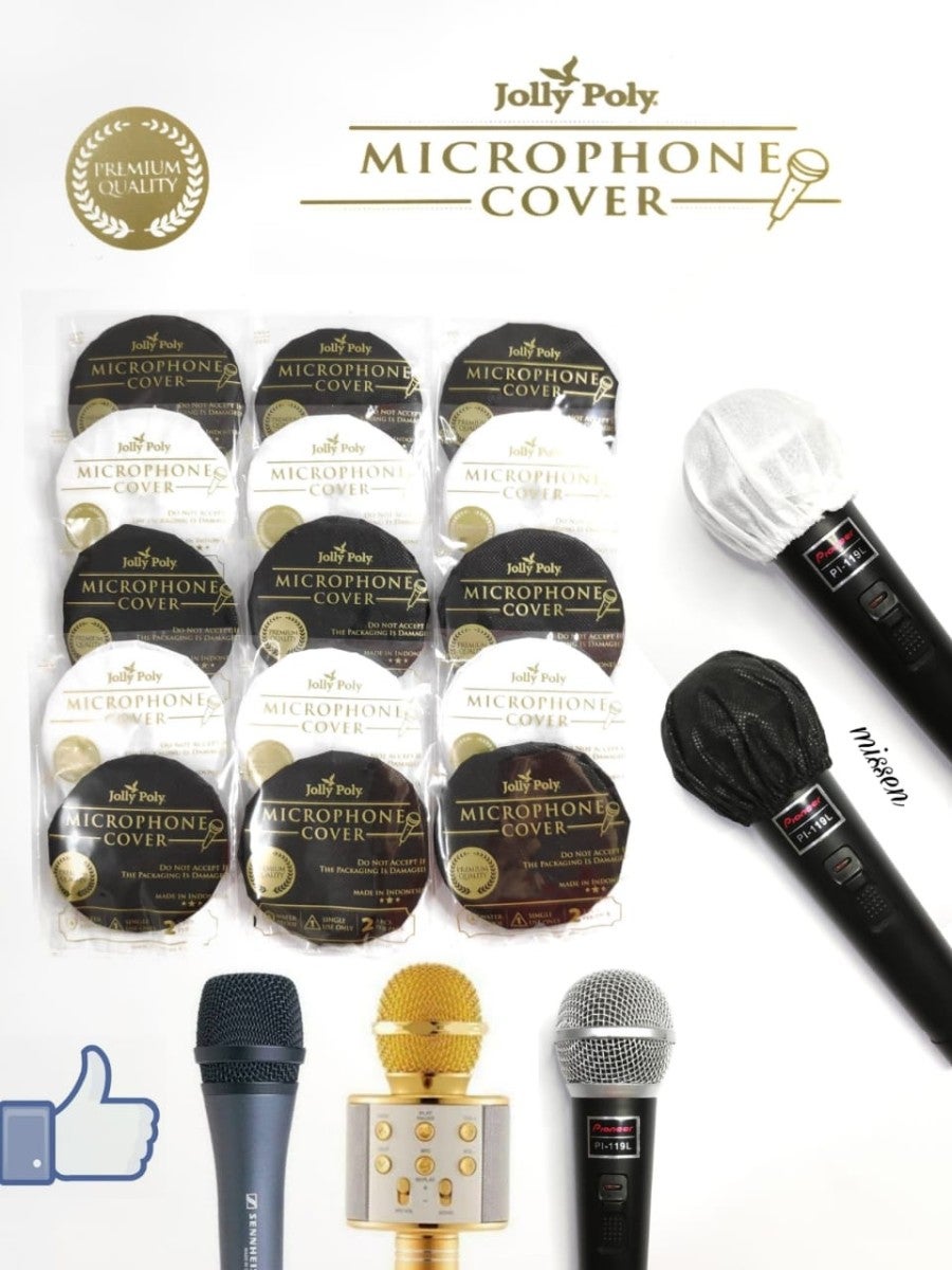 Cover mic 20pcss-100pcs/Sarung microphone/TISSUE MIC Busa mic/Sarung Busa Cover Mic Microphone Karaoke Kabel Wireless Foam Sponge/Spon Microphone/Foam Mic karaoke