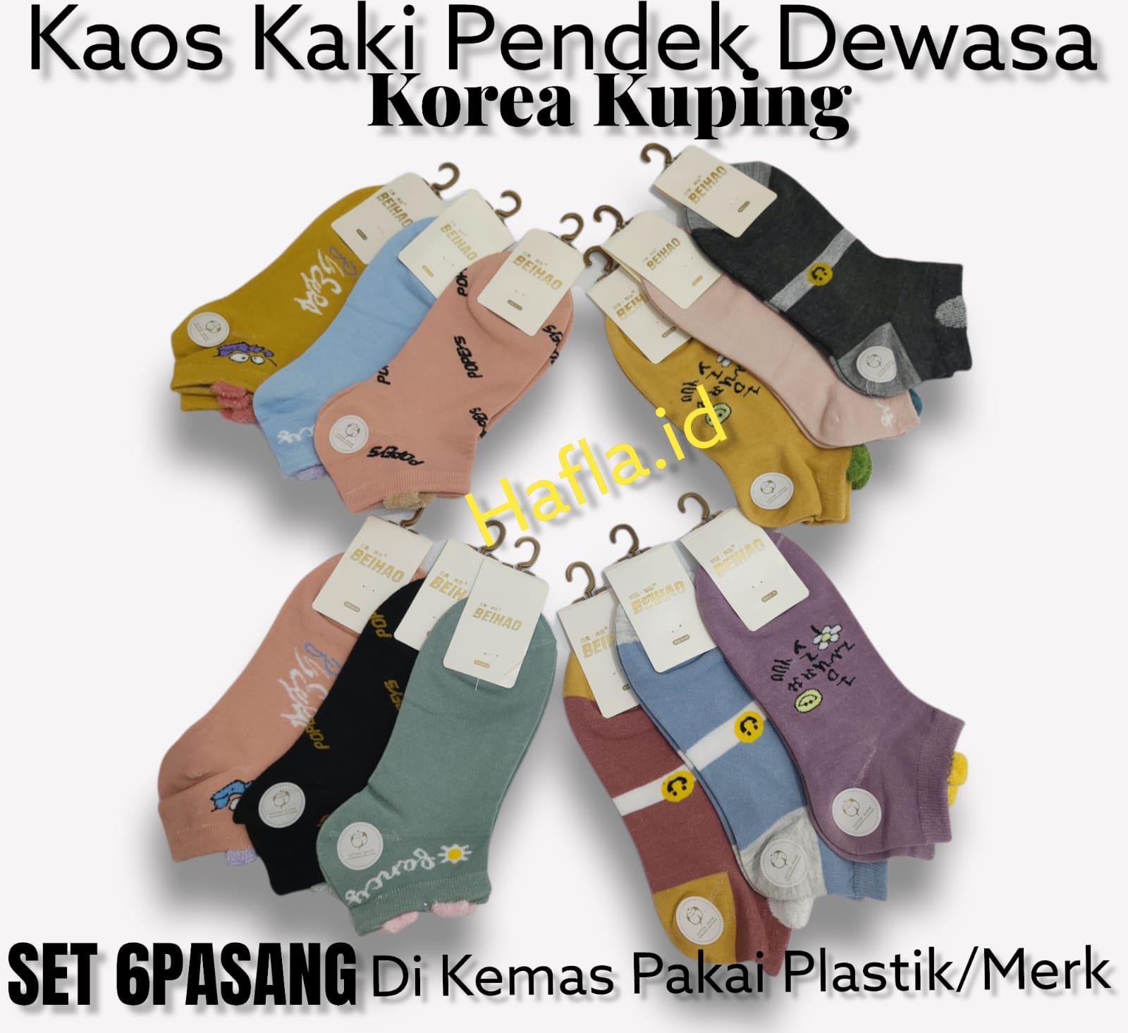 Kaos kaki korea remaja dewasa| || Kaos Kaki pendek kuping motif| ||