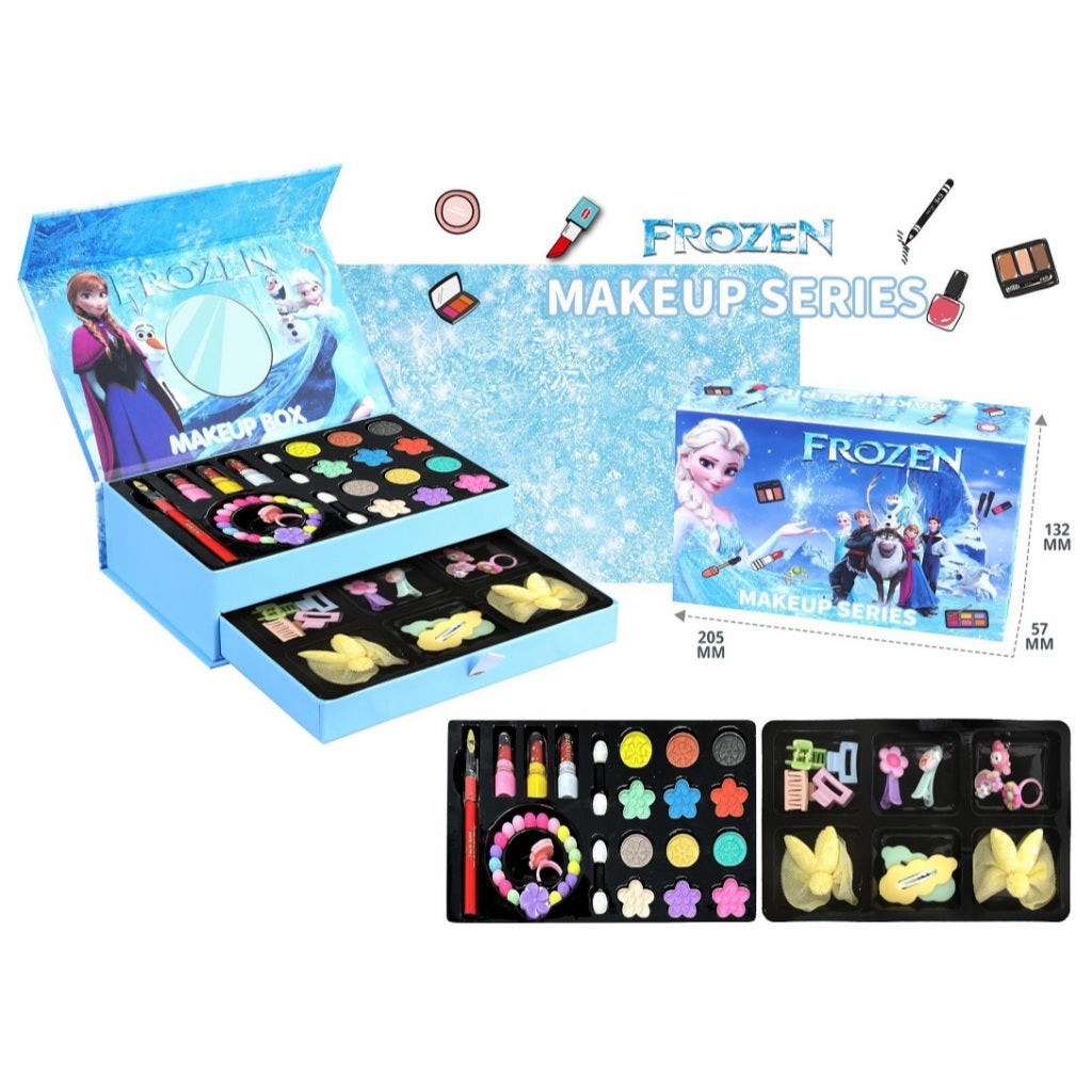 COD Mewah Mainan Kosmetik Mainan Make Up Set Girl Pretend Play Untuk Gadis Ulang Tahun Hadiah Set Mainan rias anak-anak