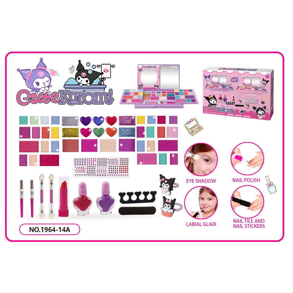 Kotak Kosmetik Sweetheart / Mainan Kosmetik Make Up Bag Unicorn / Alat Rias Anak Fungsi Real / Hadiah mainan anak / Children Pretend Play / Glamous Beauty Bag