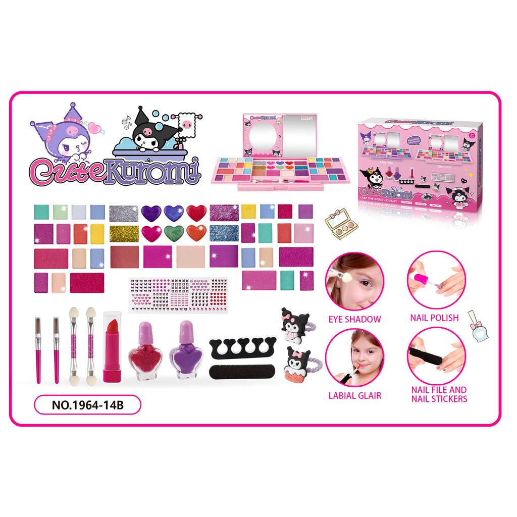 Putri Mainan Kosmetik Kecantikan Anak Kasus Peralatan Kotak Make Up Set untuk Gadis Ulang Tahun Hadiah Set Riasan Mainan Anak Makeup