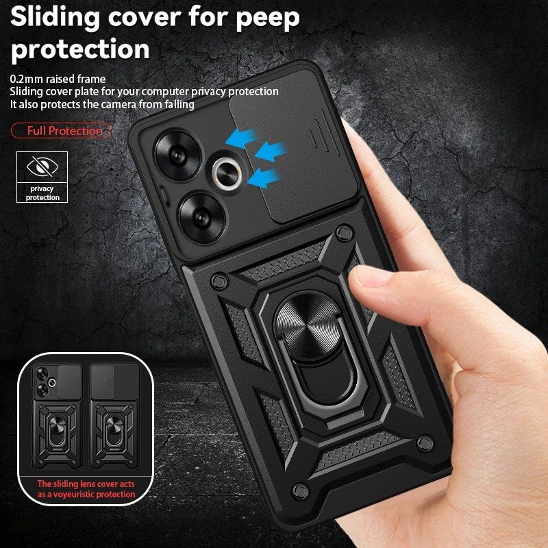 CASE IQOO Z10R IRING CASE MILITARY SLIDE CAMERA