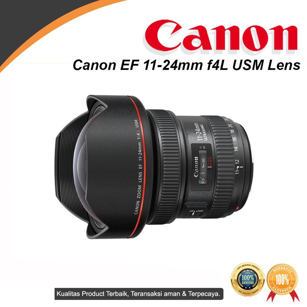 Lensa Canon EF 11-24mm f4L USM Lens DSLR Camera f 4L Original