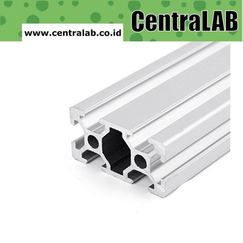 Profil aluminium 2040 20 series Profile frame extrusion linier 20mm 40 per 10 cm
