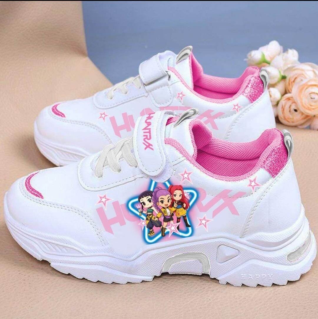 sepatu sneakers anak perempuan/sepatu sekolah anak SD/tk