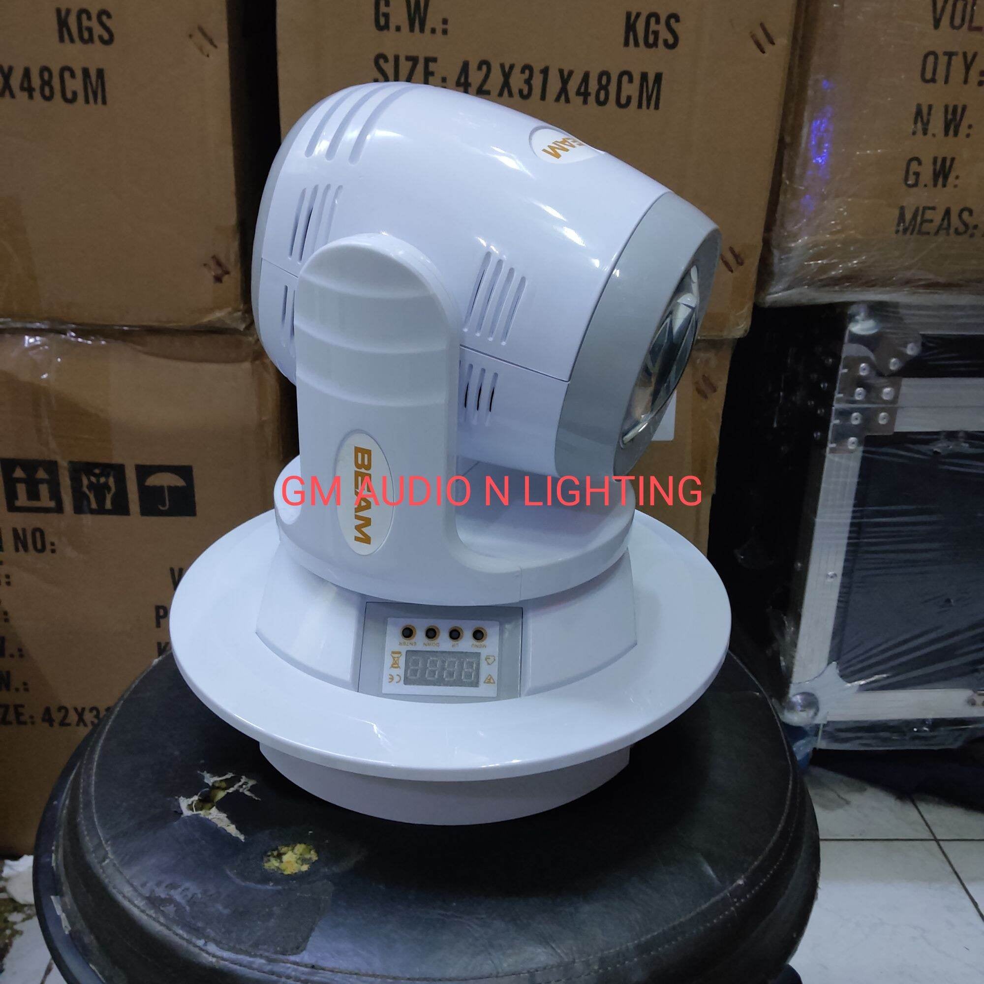 LAMPU PANGGUNG MOVING HEAD BEAM 100W FULLCOLOR 8 PRISMA COCOK UNTUK CAFE BAR DAN DISCOTIK