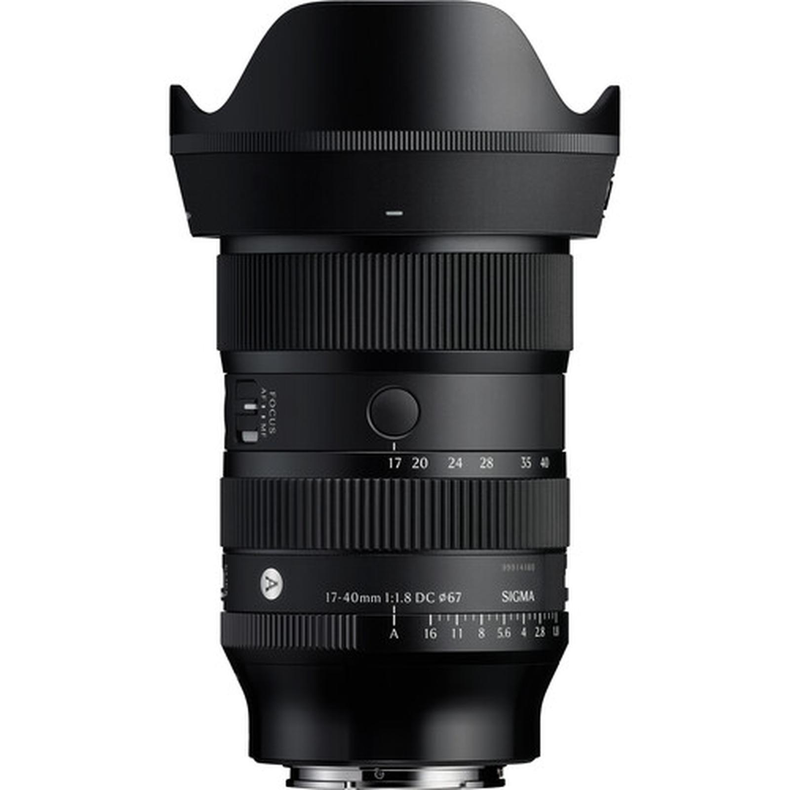 Sigma 17-40mm f1.8 DC Art Lens for Sony E / Fujifilm X / Leica L / Canon RF Mount - Lensa Sigma 17-40mm f/1.8 DC Art Lens Original Resmi