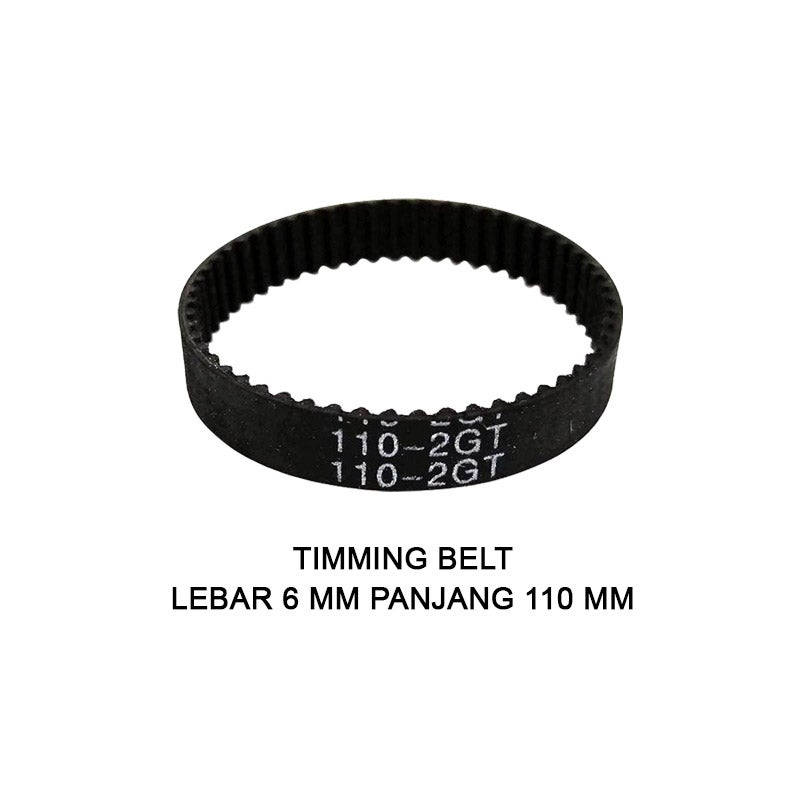 EELIC TIB-P110MM/TIB-P200MM Timing belt pilihan panjang 110mm158mm200mm300mm gt2 ada pilihan lebar 6 mm dan 10mm pitch 2mm sabuk karet 3d printer bahan rubber with fiberglass