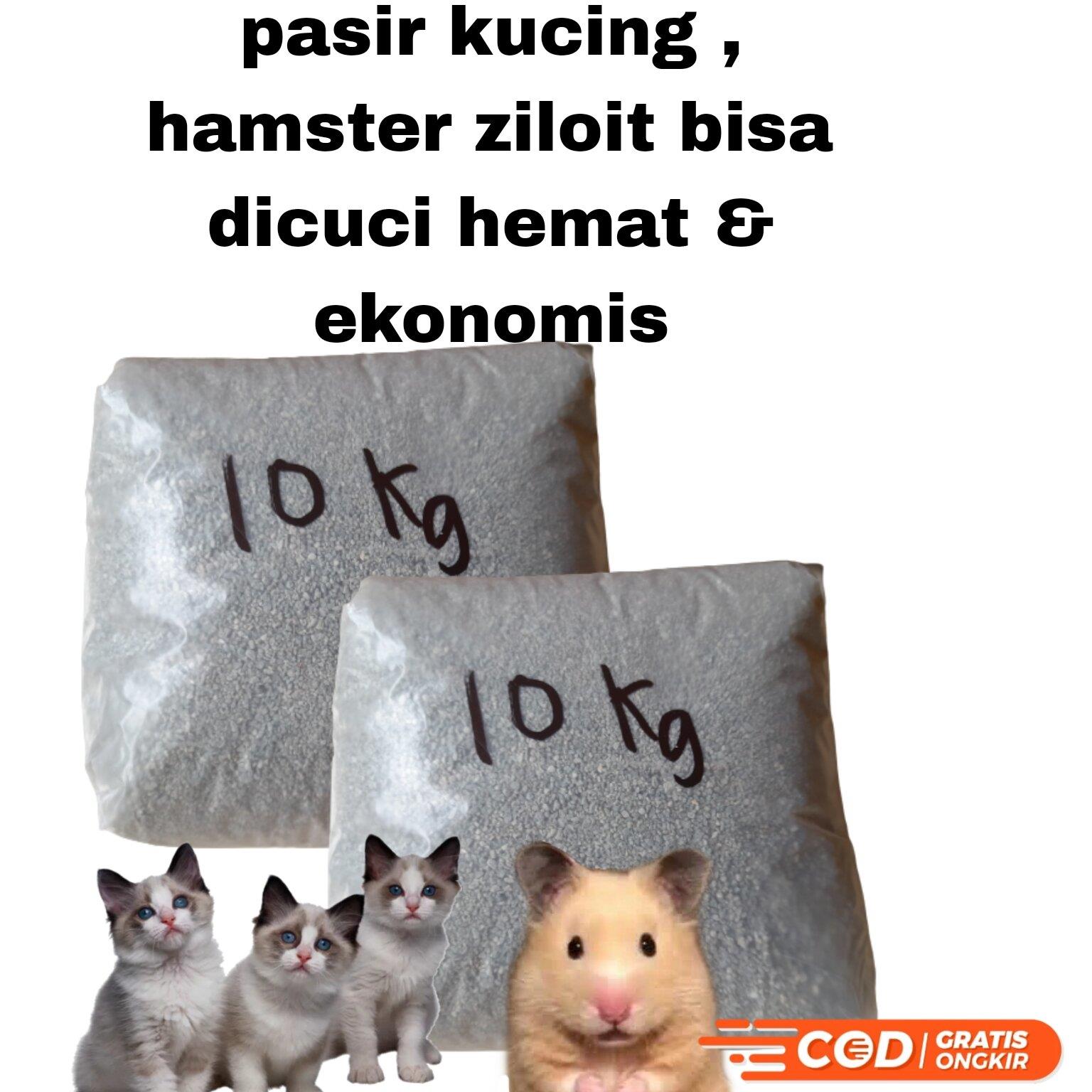 pasir kucing zeolit no 1 bisa di cuci brkali2 repak KURNIA PS