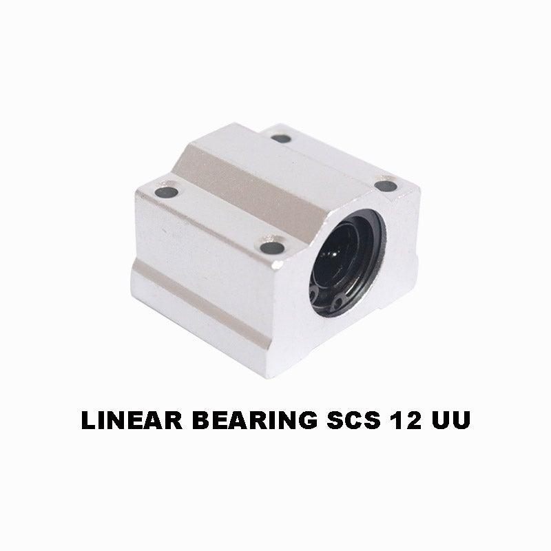 EELIC LBB-SCS12UU Linear bearing block scs 12uu dengan ukuran lubang besi 12 mm 3d printer