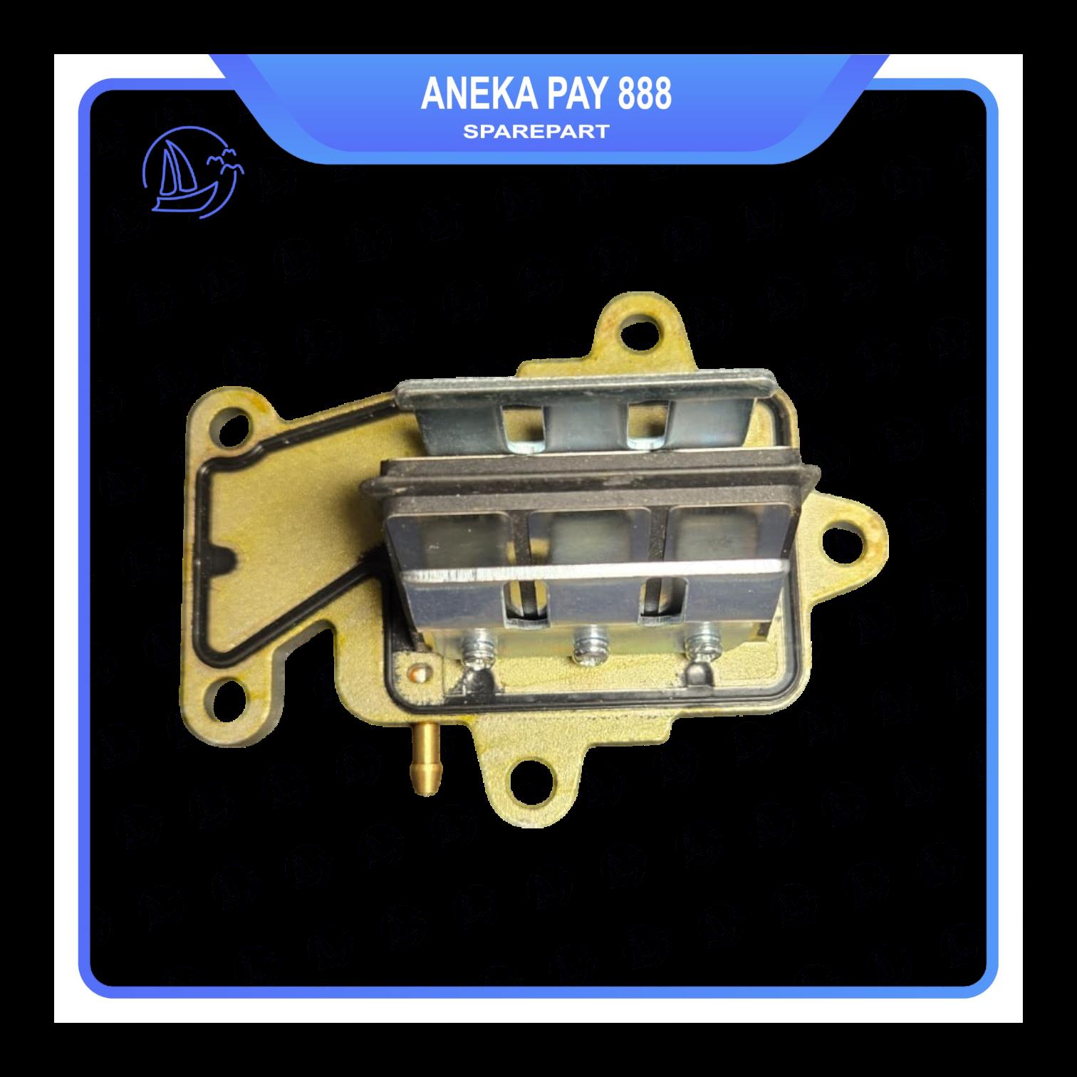 REED VALVE ASSY 63W-13610-00 15PK SPAREPART MESIN TEMPEL OUTBOARD UNTUK MESIN YAMAHA