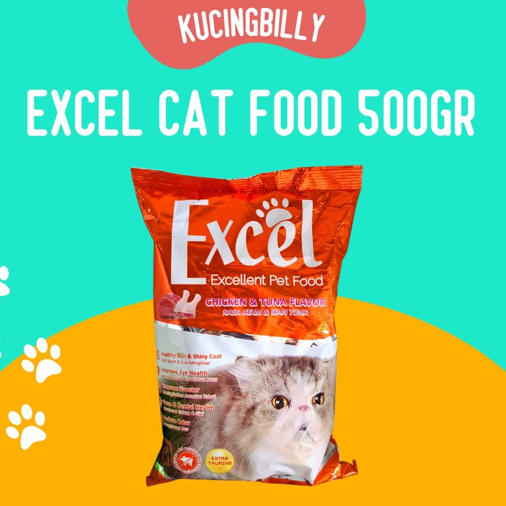 Excel cat food 500gr makanan kucing