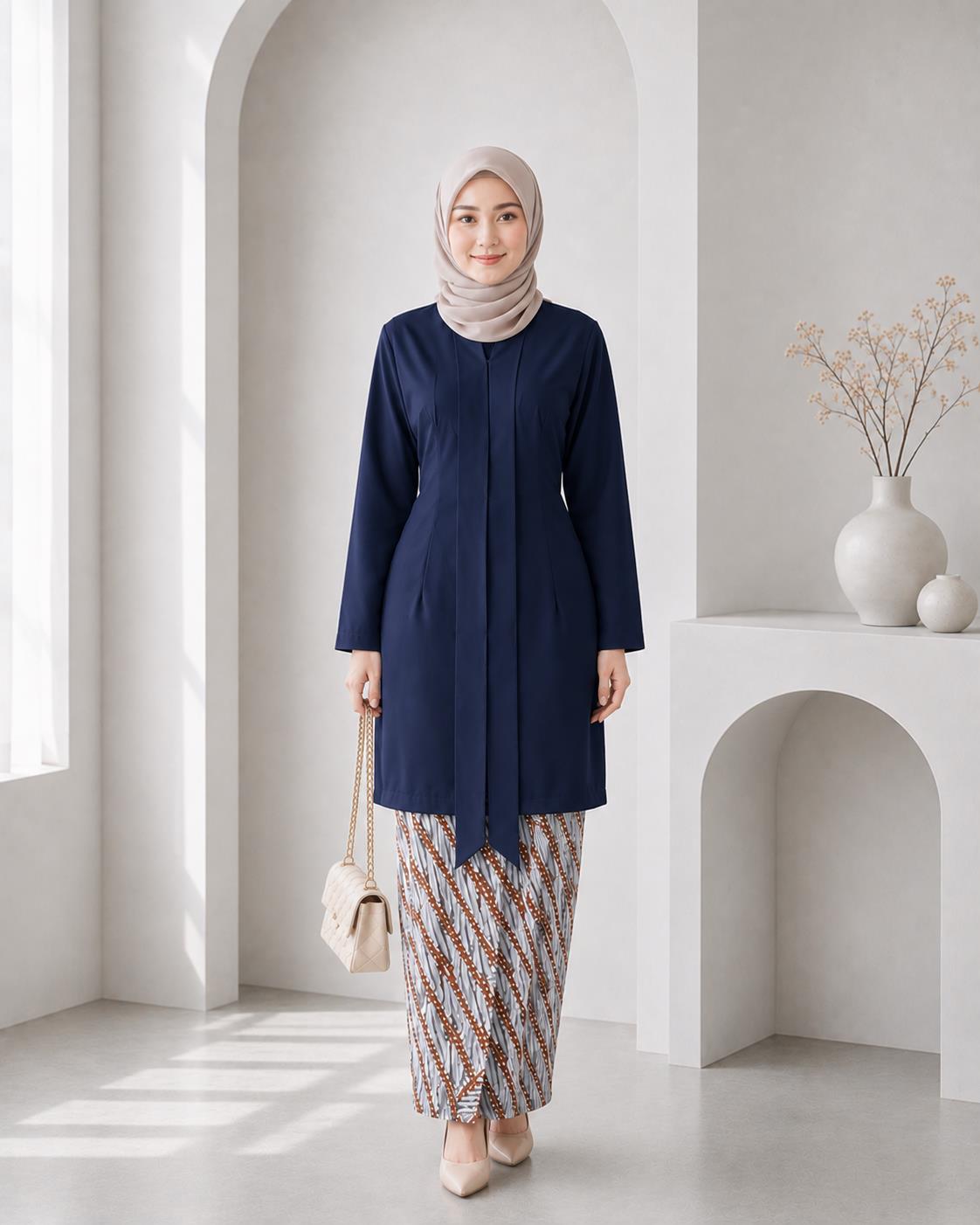Kebaya Kartini Tunik Bahan Katun Micro Premium