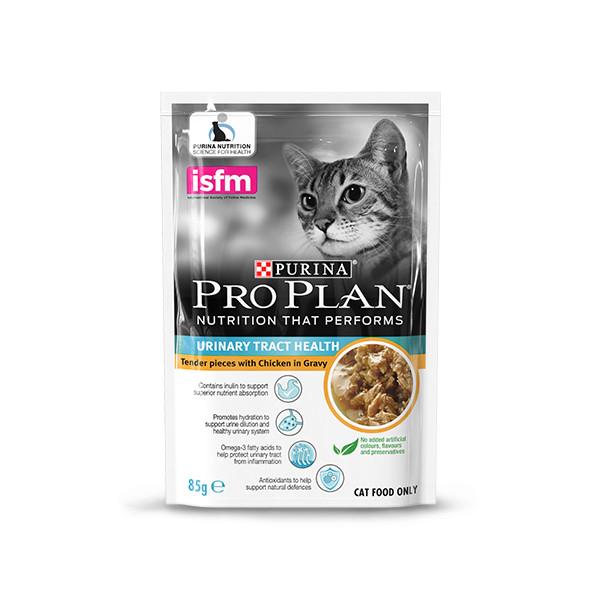 Pro Plan Adult Urinary Tract Health Chicken in Gravy Pouch 85 gr