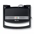 Breville Sandwich Press with Flat Plate - Matte Black/Chrome Accents
