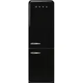 Smeg 331 Litre 50's Retro Style R/H Bottom Mount Refrigerator - Black
